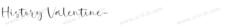 History Valentine字体转换